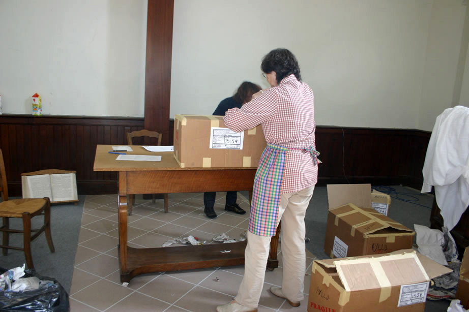 P r � p a r a t i o n   d e s   v e n t e s ,   � t i q u e t a g e   d e   l 