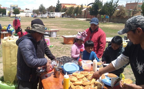 projet à El Alto de Partage sans Frontières