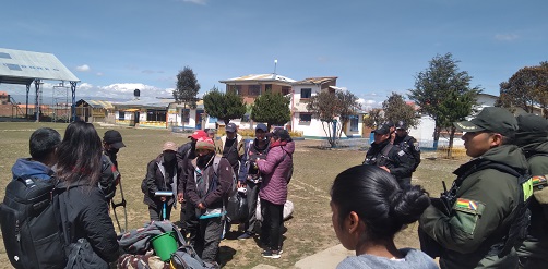 projet à El Alto de Partage sans Frontières