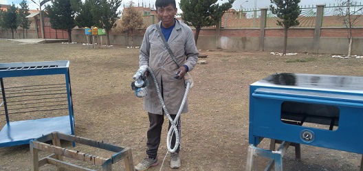 projet à El Alto de Partage sans Frontières