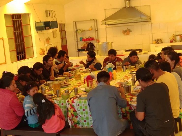 projet à El Alto de Partage sans Frontières