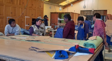 projet à El Alto de Partage sans Frontières