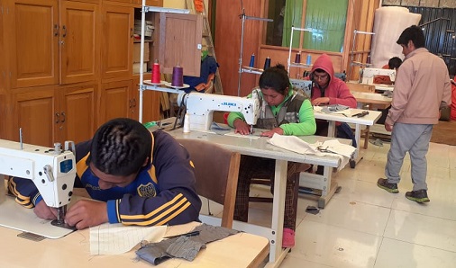 projet à El Alto de Partage sans Frontières