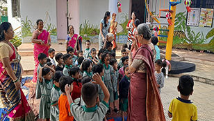 projet à Pune soutenu par Partage sans Frontières