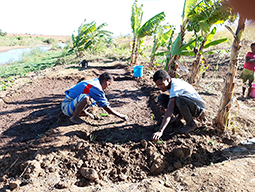 Projet à Sakalalina soutenu par Partage sans Frontières